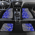 Canterbury Bankstown Bulldogs Rugby Car Mats Fierce Mascot Geometric Tribal Art