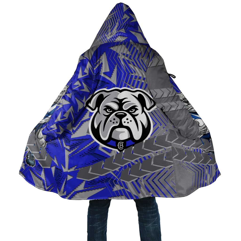 Canterbury Bankstown Bulldogs Rugby Cloak Fierce Mascot Geometric Tribal Art