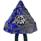 Canterbury Bankstown Bulldogs Rugby Cloak Fierce Mascot Geometric Tribal Art