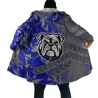 Canterbury Bankstown Bulldogs Rugby Cloak Fierce Mascot Geometric Tribal Art