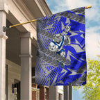 Canterbury Bankstown Bulldogs Rugby Garden Flag Fierce Mascot Geometric Tribal Art