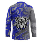 Canterbury Bankstown Bulldogs Rugby Hockey Jersey Fierce Mascot Geometric Tribal Art