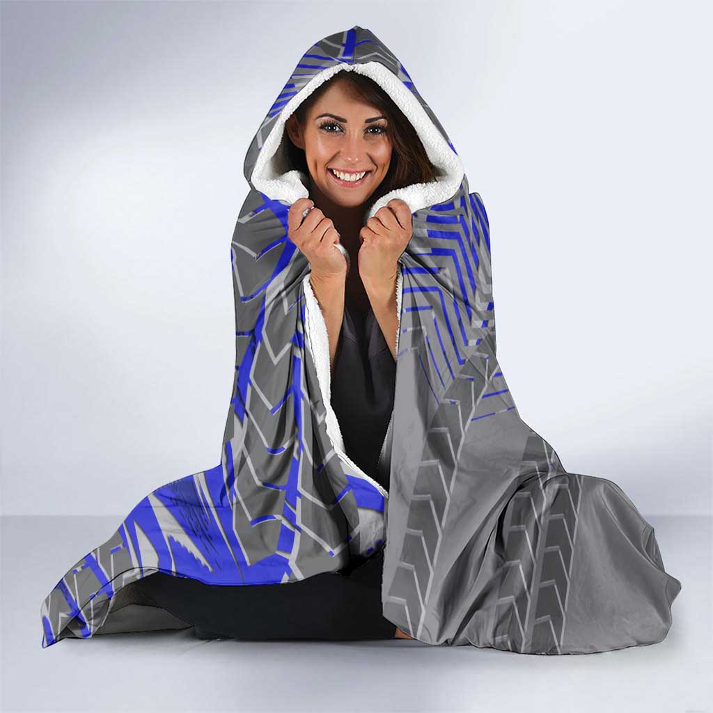 Canterbury Bankstown Bulldogs Rugby Hooded Blanket Fierce Mascot Geometric Tribal Art