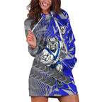 Canterbury Bankstown Bulldogs Rugby Hoodie Dress Fierce Mascot Geometric Tribal Art