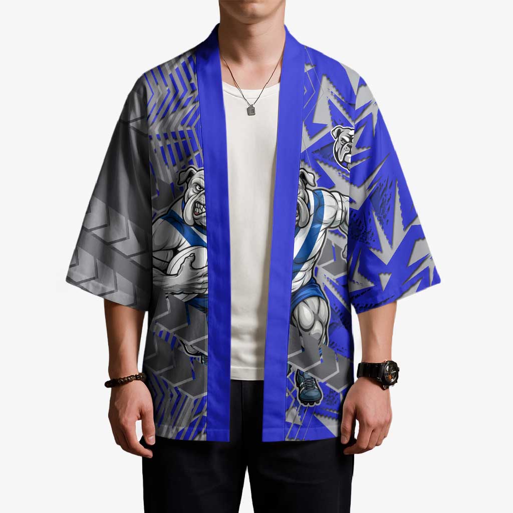 Canterbury Bankstown Bulldogs Rugby Kimono Fierce Mascot Geometric Tribal Art