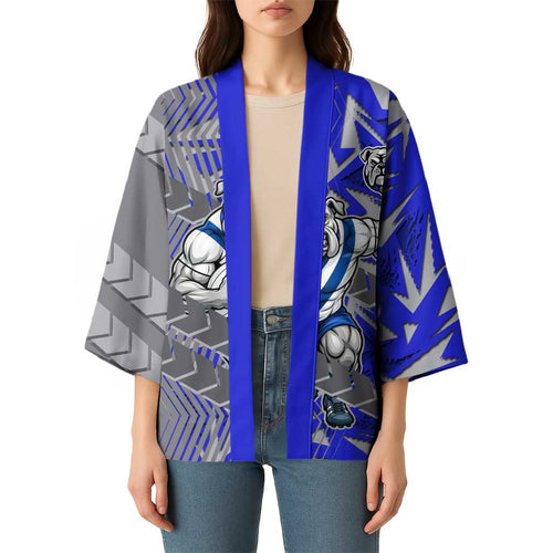 Canterbury Bankstown Bulldogs Rugby Kimono Fierce Mascot Geometric Tribal Art