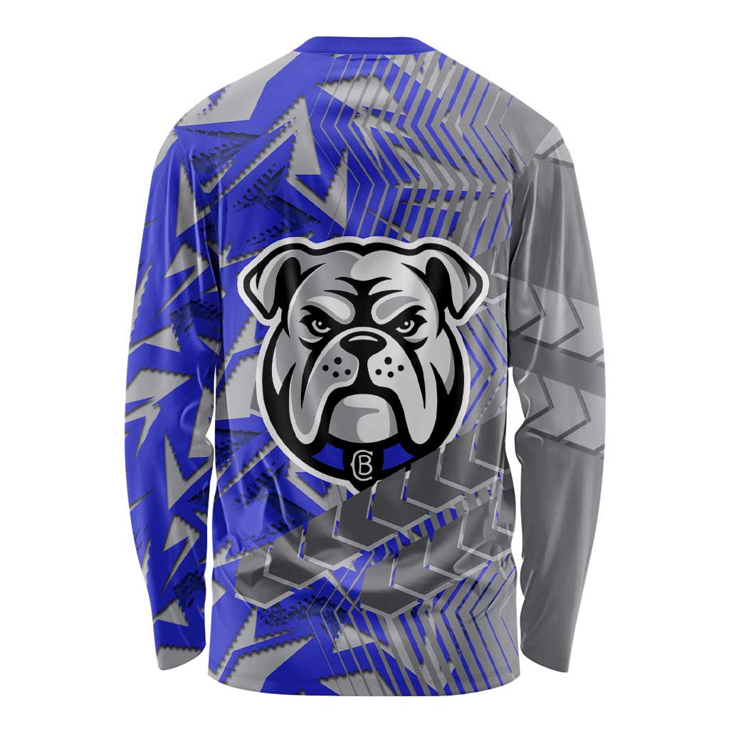 Canterbury Bankstown Bulldogs Rugby Long Sleeve Shirt Fierce Mascot Geometric Tribal Art