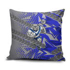 Canterbury Bankstown Bulldogs Rugby Pillow Cover Fierce Mascot Geometric Tribal Art