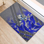Canterbury Bankstown Bulldogs Rugby Rubber Doormat Fierce Mascot Geometric Tribal Art