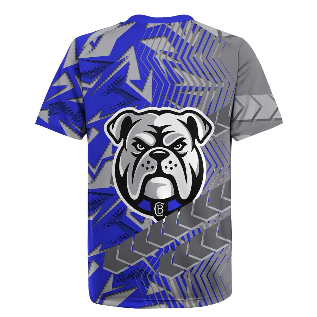 Canterbury Bankstown Bulldogs Rugby Rugby Jersey Fierce Mascot Geometric Tribal Art
