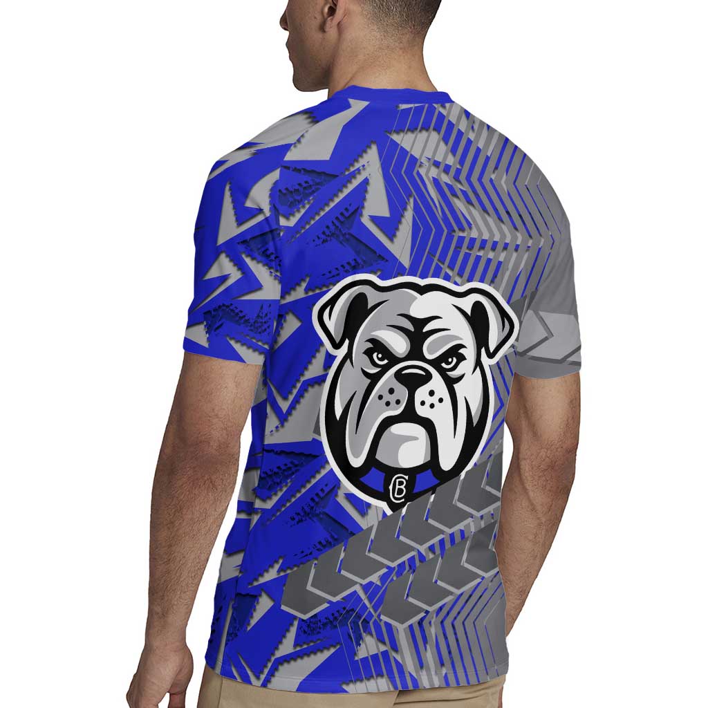 Canterbury Bankstown Bulldogs Rugby Rugby Jersey Fierce Mascot Geometric Tribal Art