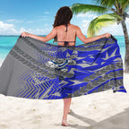 Canterbury Bankstown Bulldogs Rugby Sarong Fierce Mascot Geometric Tribal Art