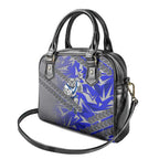 Canterbury Bankstown Bulldogs Rugby Shoulder Handbag Fierce Mascot Geometric Tribal Art