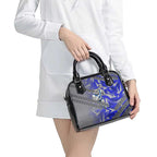 Canterbury Bankstown Bulldogs Rugby Shoulder Handbag Fierce Mascot Geometric Tribal Art