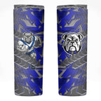 Canterbury Bankstown Bulldogs Rugby Skinny Tumbler Fierce Mascot Geometric Tribal Art