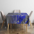 Canterbury Bankstown Bulldogs Rugby Tablecloth Fierce Mascot Geometric Tribal Art