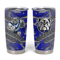 Canterbury Bankstown Bulldogs Rugby Tumbler Cup Fierce Mascot Geometric Tribal Art