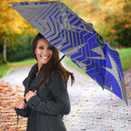 Canterbury Bankstown Bulldogs Rugby Umbrella Fierce Mascot Geometric Tribal Art