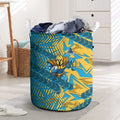 Gold Coast Titans Rugby Laundry Basket Fierce Mascot Geometric Tribal Art
