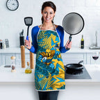 Gold Coast Titans Rugby Apron Fierce Mascot Geometric Tribal Art