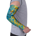 Gold Coast Titans Rugby Arm Sleeves Fierce Mascot Geometric Tribal Art