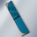 Gold Coast Titans Rugby Auto Sun Shade Fierce Mascot Geometric Tribal Art