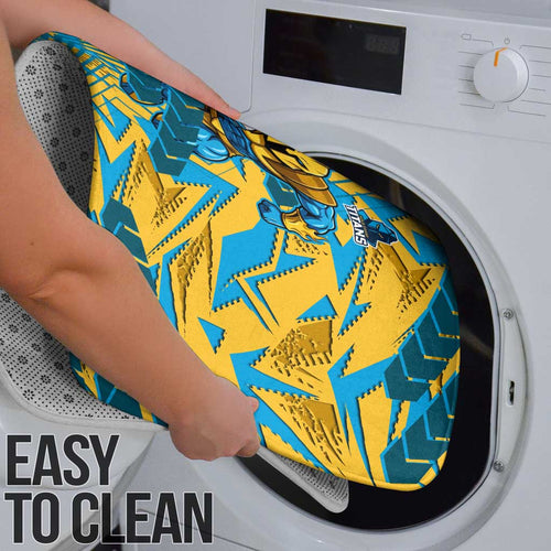 Gold Coast Titans Rugby Bathroom Set Fierce Mascot Geometric Tribal Art