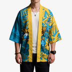 Gold Coast Titans Rugby Kimono Fierce Mascot Geometric Tribal Art