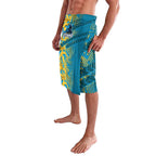 Gold Coast Titans Rugby Lavalava Fierce Mascot Geometric Tribal Art