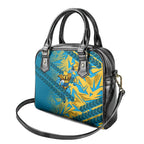 Gold Coast Titans Rugby Shoulder Handbag Fierce Mascot Geometric Tribal Art
