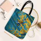 Gold Coast Titans Rugby Tote Bag Fierce Mascot Geometric Tribal Art