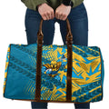 Gold Coast Titans Rugby Travel Bag Fierce Mascot Geometric Tribal Art
