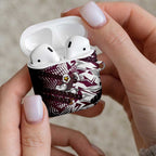 Manly Warringah Sea Eagles Rugby AirPods Case Fierce Mascot Geometric Tribal Art