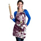 Manly Warringah Sea Eagles Rugby Apron Fierce Mascot Geometric Tribal Art