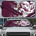 Manly Warringah Sea Eagles Rugby Auto Sun Shade Fierce Mascot Geometric Tribal Art
