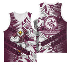 Manly Warringah Sea Eagles Rugby Basketball Jersey Fierce Mascot Geometric Tribal Art