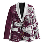 Manly Warringah Sea Eagles Rugby Blazer Fierce Mascot Geometric Tribal Art