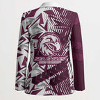 Manly Warringah Sea Eagles Rugby Blazer Fierce Mascot Geometric Tribal Art
