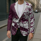 Manly Warringah Sea Eagles Rugby Blazer Fierce Mascot Geometric Tribal Art