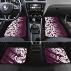 Manly Warringah Sea Eagles Rugby Car Mats Fierce Mascot Geometric Tribal Art