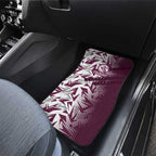 Manly Warringah Sea Eagles Rugby Car Mats Fierce Mascot Geometric Tribal Art