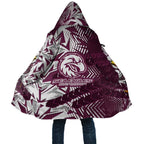 Manly Warringah Sea Eagles Rugby Cloak Fierce Mascot Geometric Tribal Art
