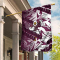 Manly Warringah Sea Eagles Rugby Garden Flag Fierce Mascot Geometric Tribal Art