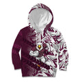 Manly Warringah Sea Eagles Rugby Kid Hoodie Fierce Mascot Geometric Tribal Art