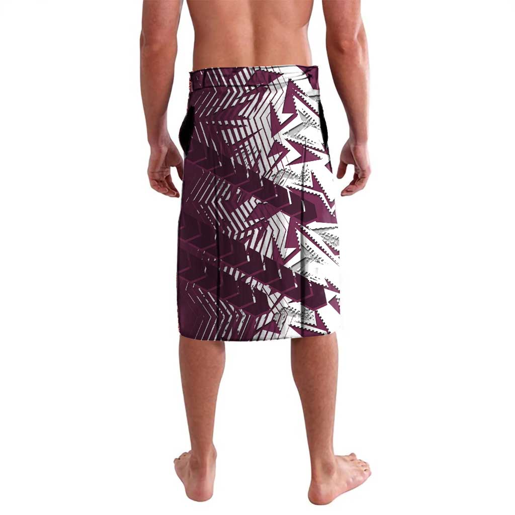 Manly Warringah Sea Eagles Rugby Lavalava Fierce Mascot Geometric Tribal Art