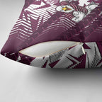 Manly Warringah Sea Eagles Rugby Pillow Cover Fierce Mascot Geometric Tribal Art