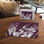 Manly Warringah Sea Eagles Rugby Puzzle Fierce Mascot Geometric Tribal Art