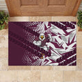 Manly Warringah Sea Eagles Rugby Rubber Doormat Fierce Mascot Geometric Tribal Art