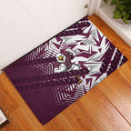 Manly Warringah Sea Eagles Rugby Rubber Doormat Fierce Mascot Geometric Tribal Art