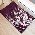 Manly Warringah Sea Eagles Rugby Rubber Doormat Fierce Mascot Geometric Tribal Art